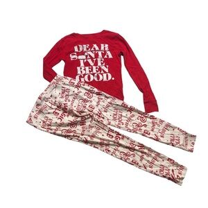 Old navy kids 10 Y Christmas pjs pyjama set